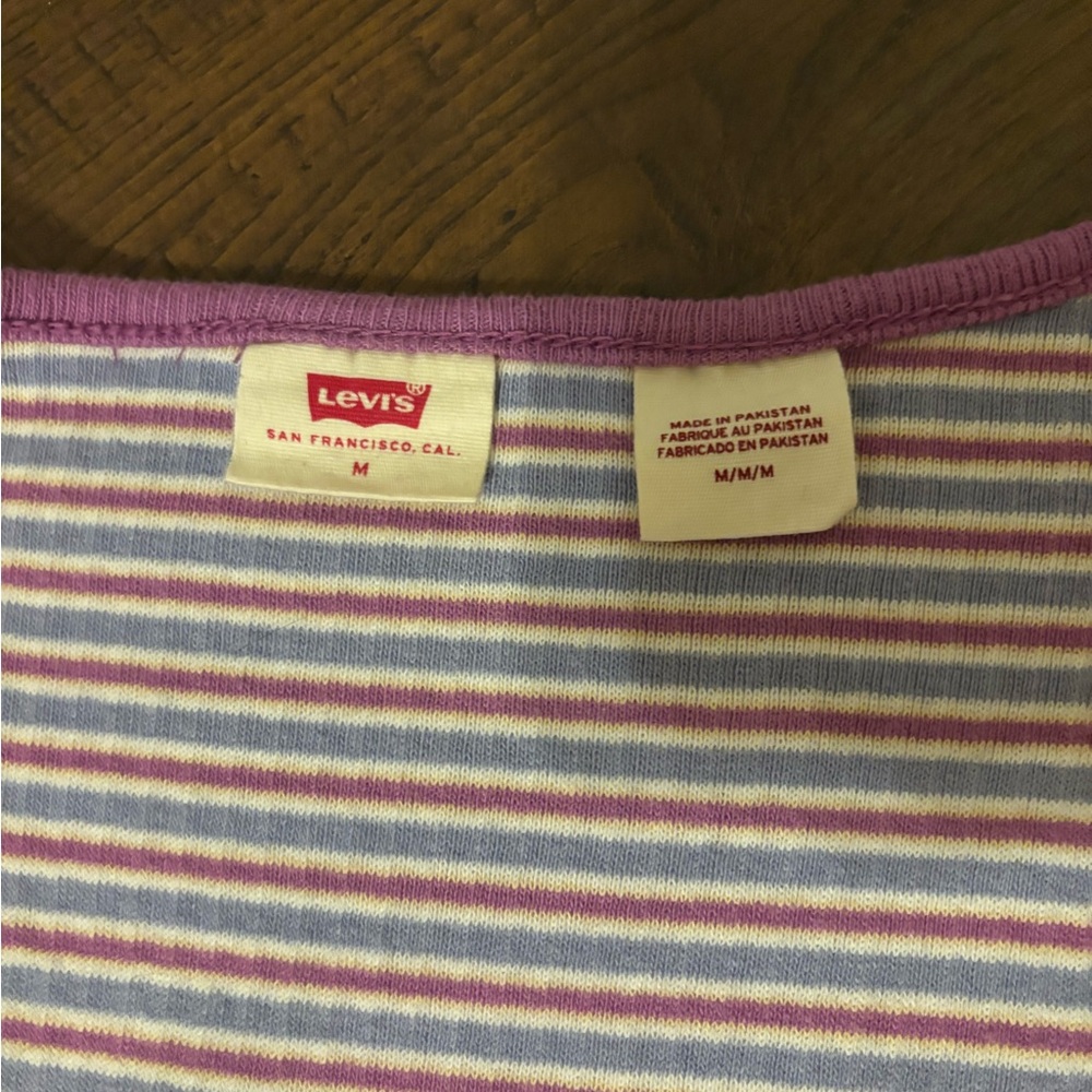 Levi’s Womens Britt Snap Front Top - Picture 6 of 7